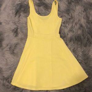 Yellow summer dress
